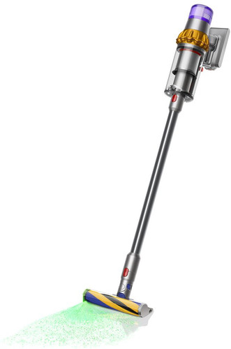 Dyson V15 Detect Absolute. Stofzuiger black friday, Dyson stofzuiger black friday, stofzuiger geluid, Dyson stofzuiger schoonmaken, black friday stofzuiger.