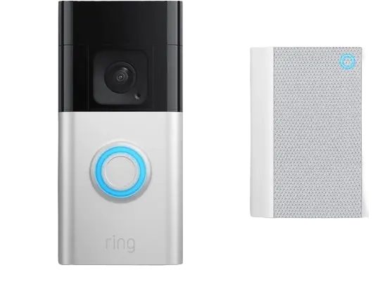 Ring Battery Video Doorbell Plus met Chime Ring videodeurbel