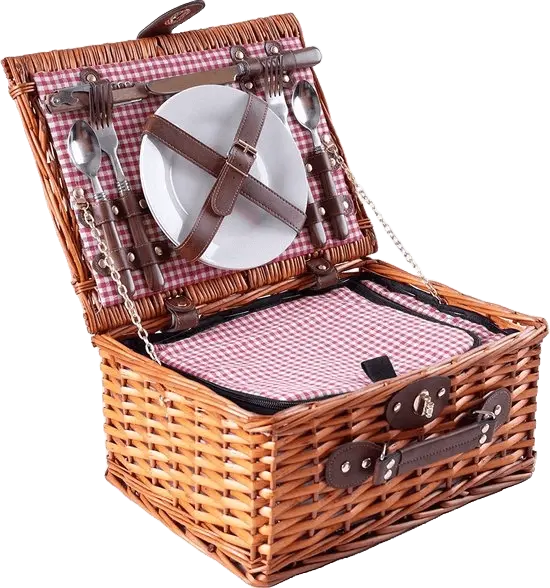 Sens Design Rieten Picknick mand Sens Design Rieten Picknick mand